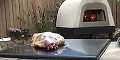Баранья нога приготовление в дровяной печи