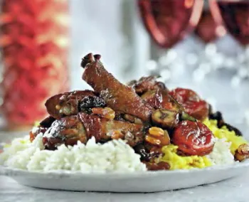Азербайджанский плов с курицей