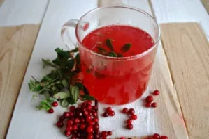 Чай из брусники