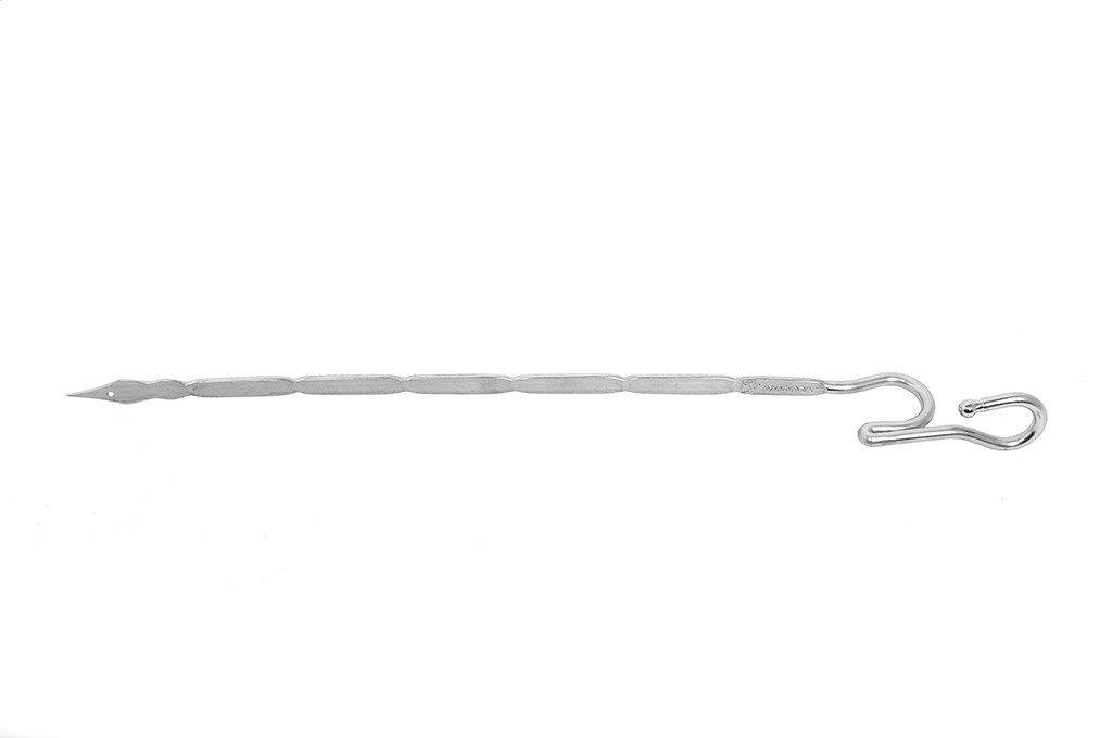 Шампур кованый на Тандыр Восточный,  Алладин mini, Есаул, нержавеющая сталь, длина 43 см (Амфора) (Фото №1)