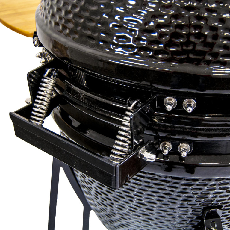 Керамический гриль Start grill, черный, 22" с окошком (57 см) (Фото №13)