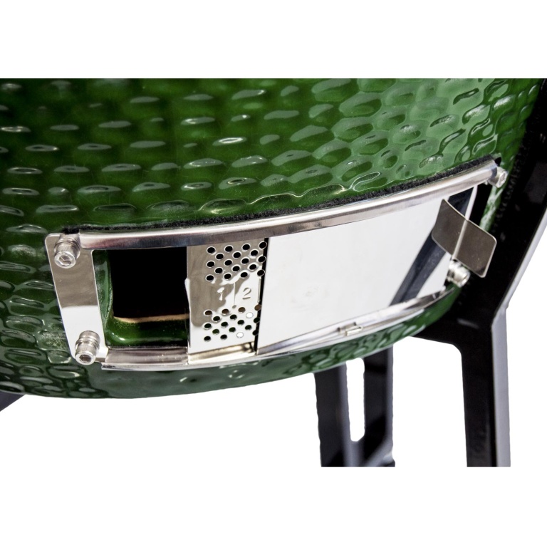 Керамический гриль Start grill, зелёный, 22" с окошком (57 см) (Фото №14)