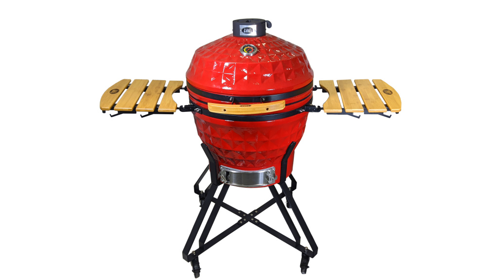 Керамический гриль Start grill PRO, красный, 24" (61 см) (Фото №8)